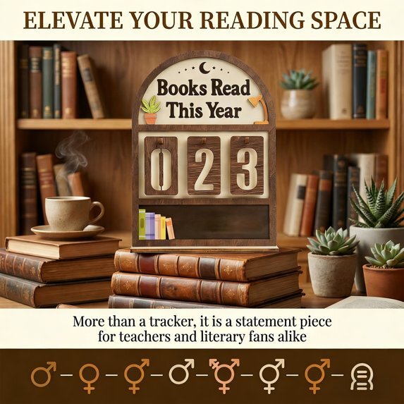 Reading counter wooden handicraft